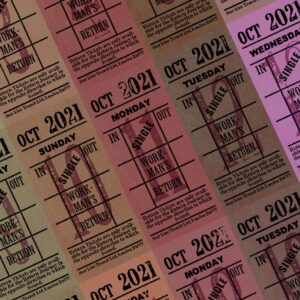 朝凪チケット日付シート 2021年10月版