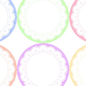 Freebie Pop-color doilies