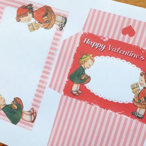 Freebie Valentine’s Mini Letter Writing Set