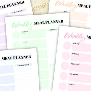 Freebie Weekly Meal Planner